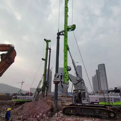 Plate-forme de forage rotatoire 65m hydraulique utilisée de ZR360L 360KN.M Construction Piling Machine 58m