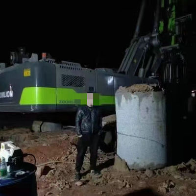 Plate-forme de forage rotatoire 65m hydraulique utilisée de ZR360L 360KN.M Construction Piling Machine 58m